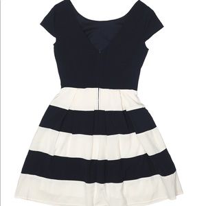 Cute Striped B. Darlin Mini dress with V Back
